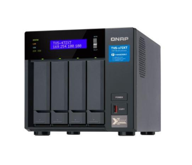 QNAP Serwer NAS TVS-472XT-i5-4G 4x0HDD 10GbE Thunderbolt 4GB - 1375130 - zdjęcie 3